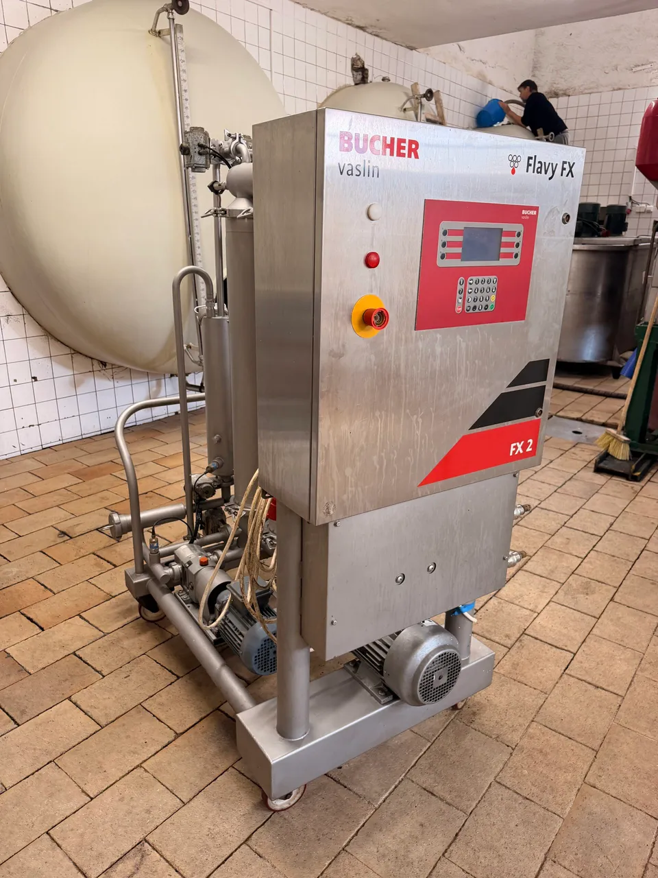 Crossflow filtr Bucher Vaslin Flavy FX 2 – tangenciální filtrace vína