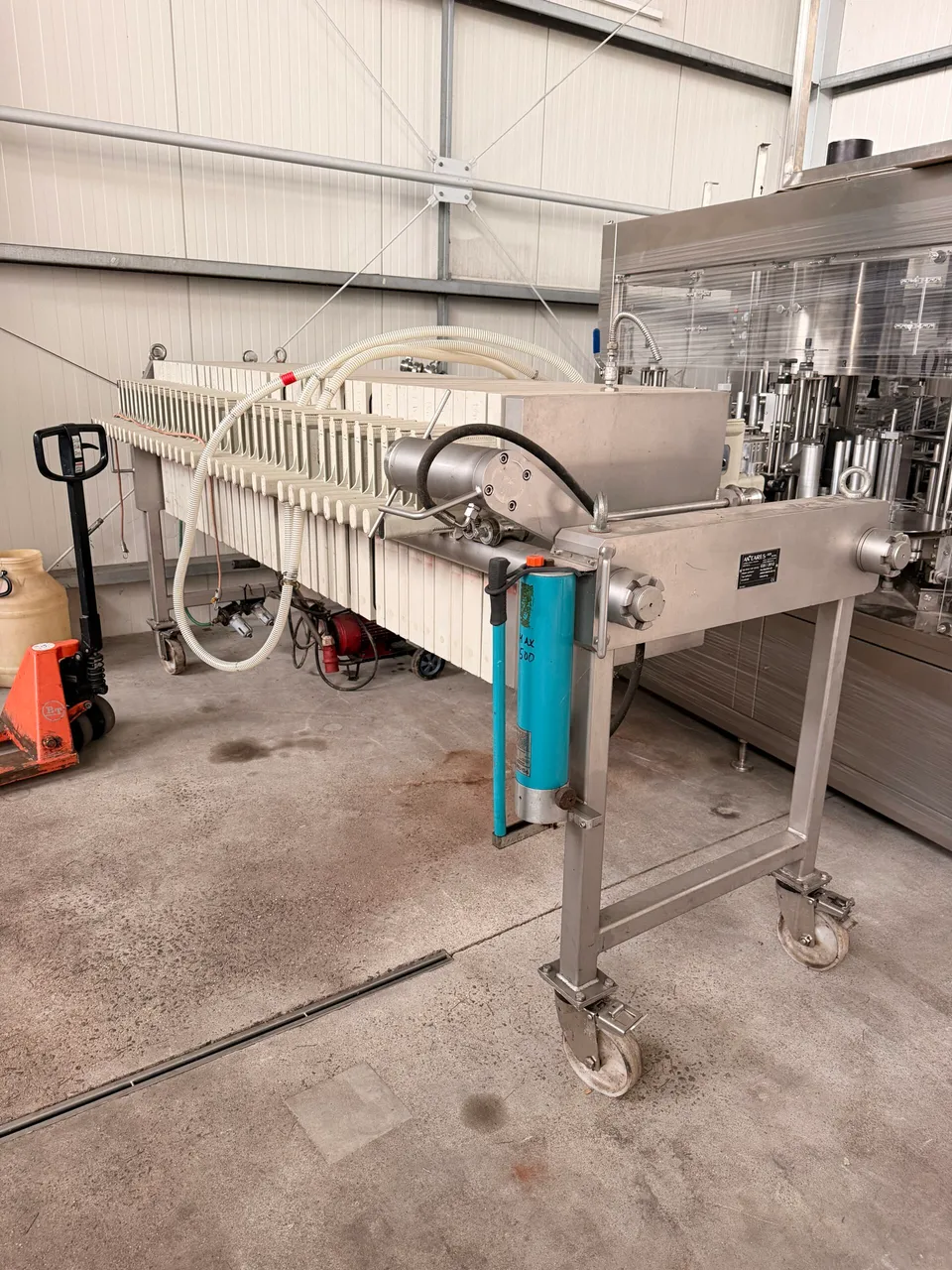 Membránový / komorový kalolis Antares AMHR 630/36-UO (20,4 m², 252 l) – top stav, kompletní sestava