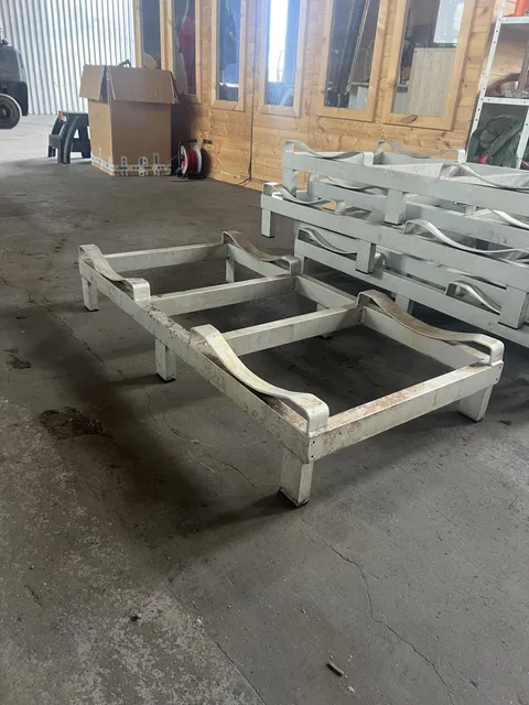 Stojany na sudy 225 spodní, - hliník